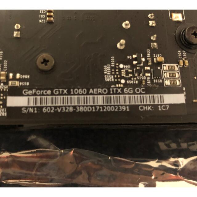 【専用】MSI GEFORCE GTX 1060 AERO ITX 6G OC スマホ/家電/カメラのPC/タブレット(PCパーツ)の商品写真