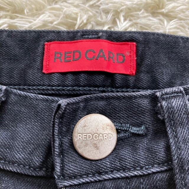 RED CARD Anniversaryストレッチ ブラックデニム 22インチ 9