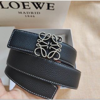 ロエベ LOEWE Belt 旧ロゴ ヴィンテージ スエード ベルト