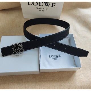 ロエベ LOEWE Belt 旧ロゴ ヴィンテージ スエード ベルト