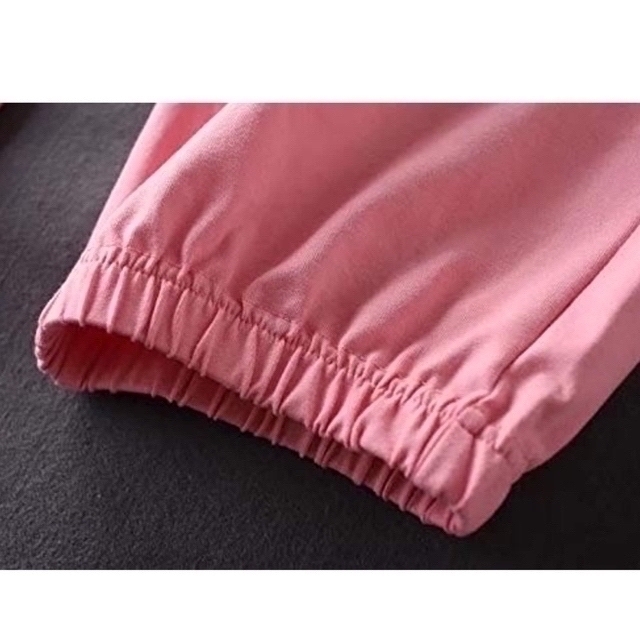 【未使用】ルームパンツ ルームウェア パンツ 綿100% ピンク  レディースのルームウェア/パジャマ(ルームウェア)の商品写真