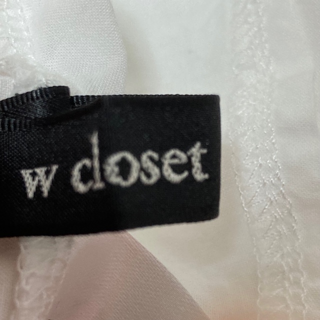 w closetの白い長袖カットソー✩.*˚ レディースのトップス(シャツ/ブラウス(長袖/七分))の商品写真