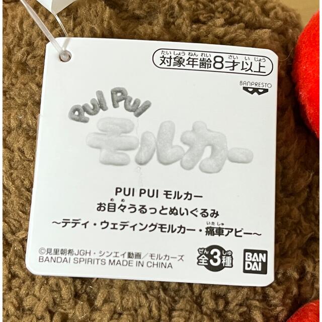 PUI PUI  モルカー お目々うるっとぬいぐるみ　全3種セット エンタメ/ホビーのおもちゃ/ぬいぐるみ(ぬいぐるみ)の商品写真