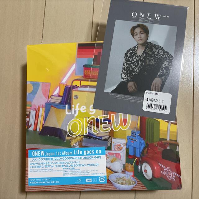 SHINee(シャイニー)の【SHINee】シャイニー オニュ Life goes on FC限定版 未開封 エンタメ/ホビーのCD(K-POP/アジア)の商品写真