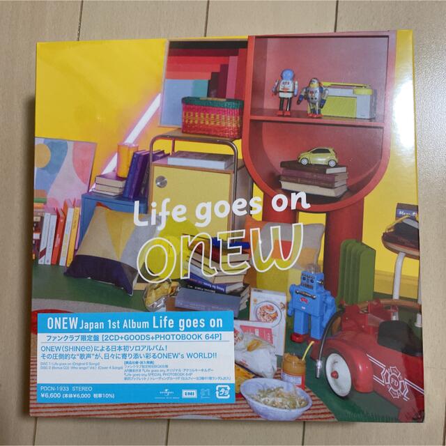 SHINee(シャイニー)の【SHINee】シャイニー オニュ Life goes on FC限定版 未開封 エンタメ/ホビーのCD(K-POP/アジア)の商品写真