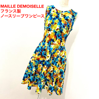 MAILLE DEMOISELLE フランス製 ノースリーブワンピース