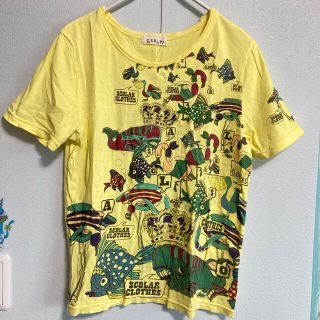 スカラー(ScoLar)のscolar イエロー ラメ 派手 Tシャツ(Tシャツ(半袖/袖なし))