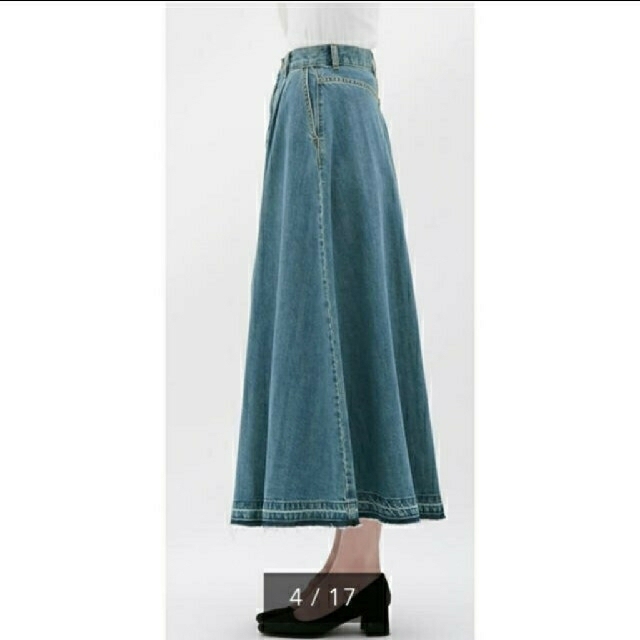 GU(ジーユー)の（セット売り）スカート＆ブラウス　Lサイズ レディースのスカート(ロングスカート)の商品写真