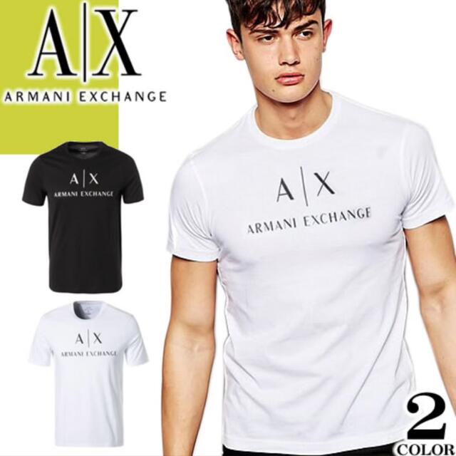 ARMANIEXCHANGE  ロゴ Tシャツ ホワイト 白 XLサイズ