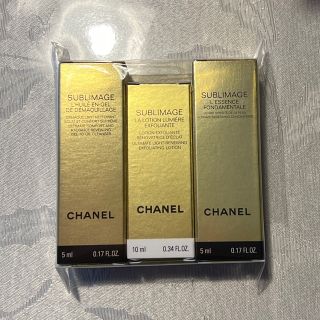 シャネル(CHANEL)のCHANEL サブリマージュ リムーバー・化粧水・美容液 3点セット(サンプル/トライアルキット)