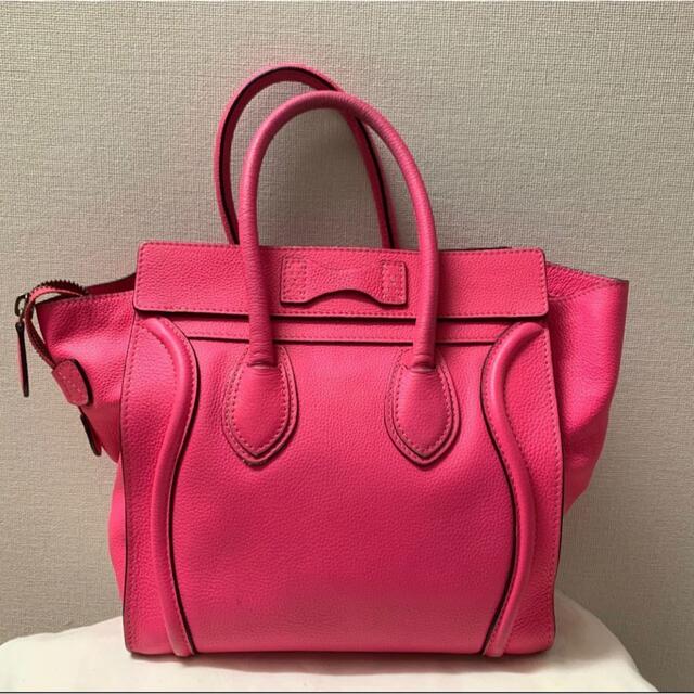 celine(セリーヌ)の正規品★CELINE セリーヌラゲージ 限定色ピンク レディースのバッグ(ハンドバッグ)の商品写真