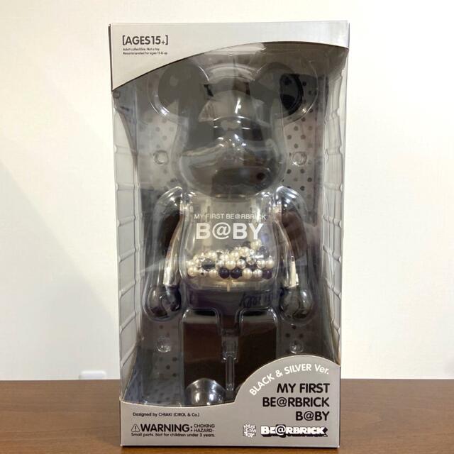 ベアブリック☆MY FIRST BE@RBRICK B@BY☆ブラック☆200%