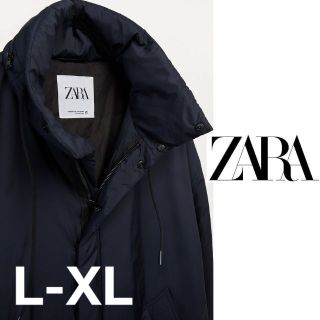 ザラ(ZARA)の【新品未使用‼️】ZARA　軽量 フードパーカーコート　"L-XL"(ミリタリージャケット)