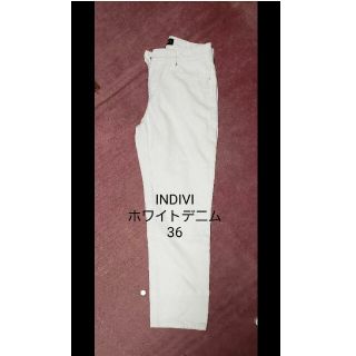 インディヴィ(INDIVI)の＊着用1回・美品＊　【INDIVI】クロップド　デニム(デニム/ジーンズ)