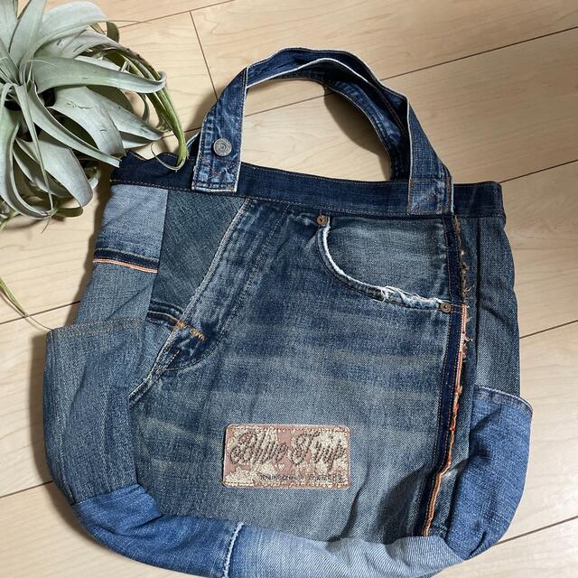 Levi's(リーバイス)のリメイクデニム トートバッグ ハンドメイドのファッション小物(その他)の商品写真