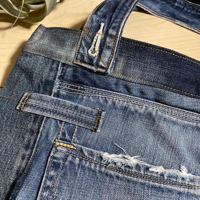 Levi's(リーバイス)のリメイクデニム トートバッグ ハンドメイドのファッション小物(その他)の商品写真