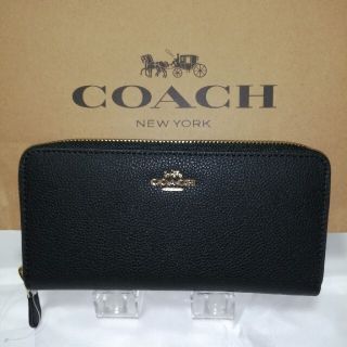 コーチ(COACH)のCOACH長財布 新品未使用　F16612正規品ブラック(財布)