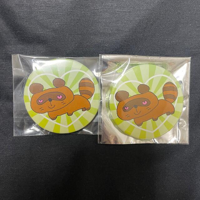 うらたぬき シクレ たぬワン 缶バッジ