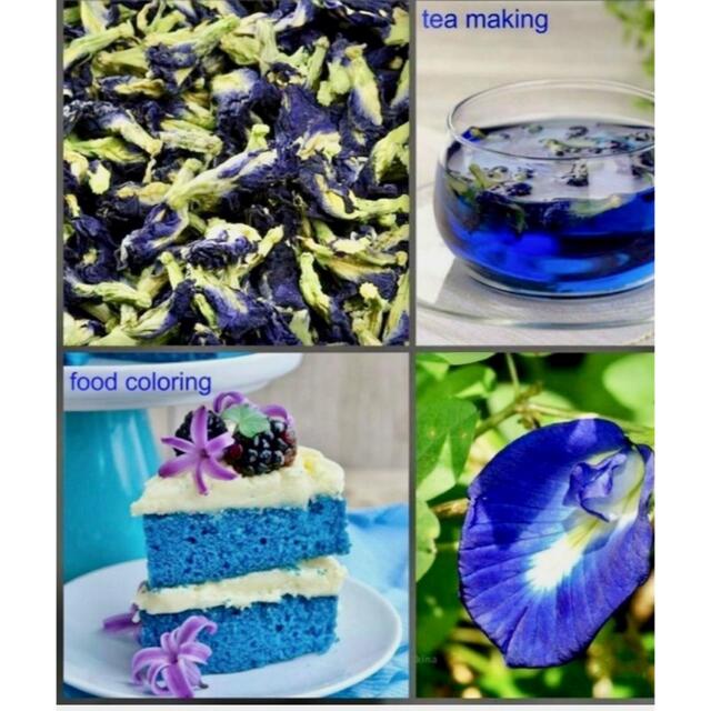  ★乾燥バタフライピー(Butterfly Pea)★85gタイ産•無農薬 食品/飲料/酒の食品(野菜)の商品写真