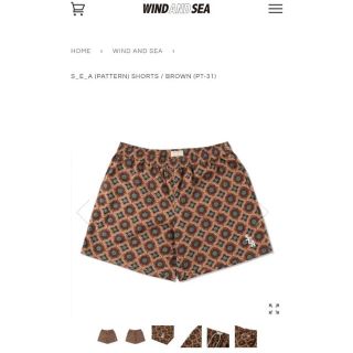 ウィンダンシー(WIND AND SEA)のwind and sea BEYOUH S_E_A shorts(ショートパンツ)