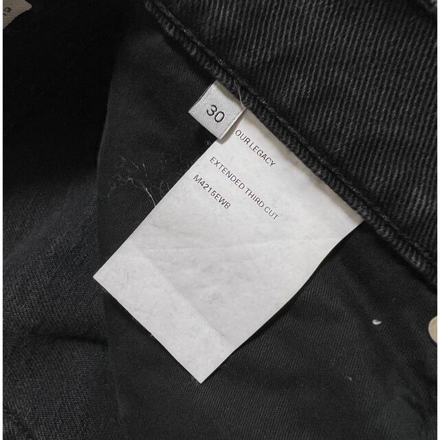 Acne Studios(アクネストゥディオズ)のOur Legacy EXTENDED THIRD CUT デニム メンズのパンツ(デニム/ジーンズ)の商品写真
