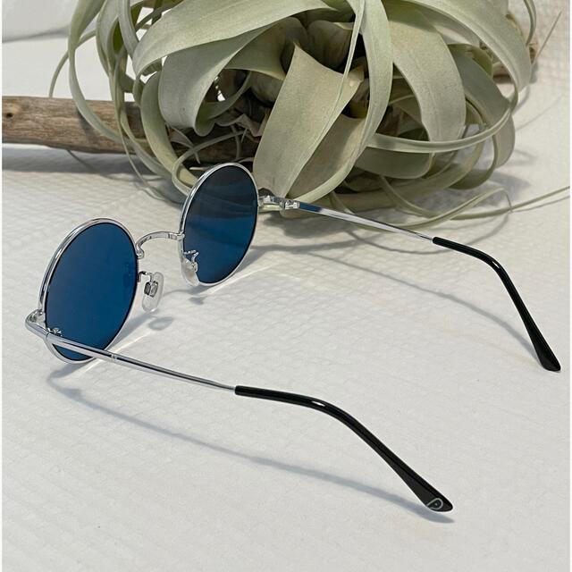 PHATEE(ファッティー)のサングラス 青 丸フレーム　phatee レディースのファッション小物(サングラス/メガネ)の商品写真