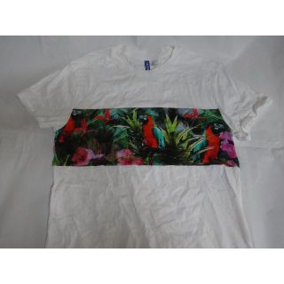 エイチアンドエム(H&M)のH&M 夏 Tシャツ【鳥】EUR M(Tシャツ/カットソー(半袖/袖なし))