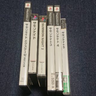 【中古】サモンナイト1/2/3/4/5/エクステーゼ　セット(家庭用ゲームソフト)