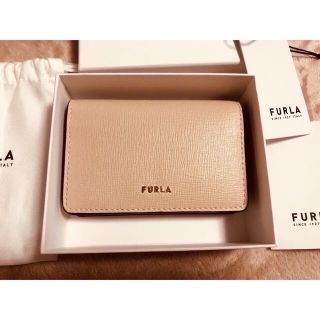 フルラ(Furla)の新品　フルラ  カードケース　名刺入れ　バビロン　ベージュ(名刺入れ/定期入れ)