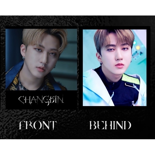 Stray Kids(ストレイキッズ)のChangbin collectbook BK+WH set straykids エンタメ/ホビーのCD(K-POP/アジア)の商品写真