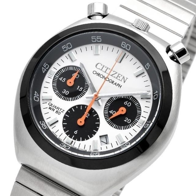 【新品】CITIZEN レコードレーベル ツノクロノ AN3660-81