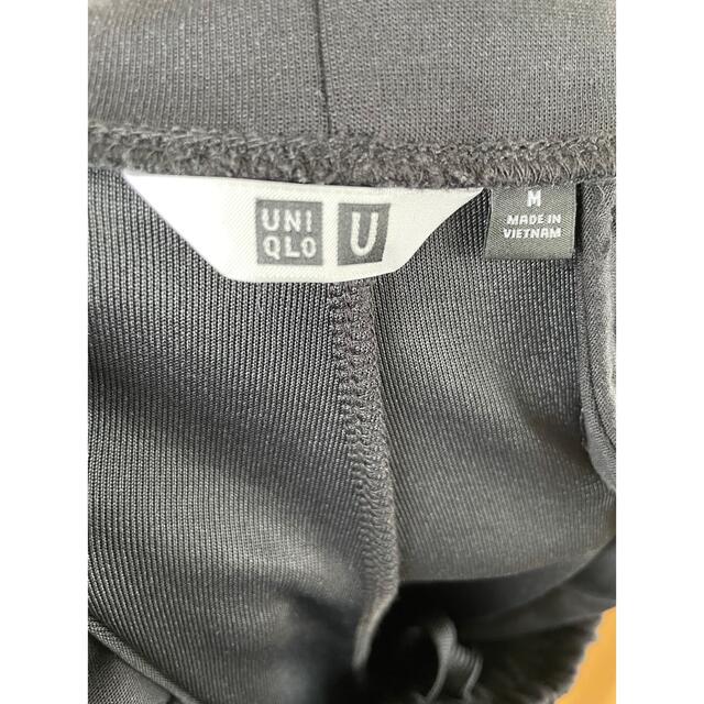 UNIQLO(ユニクロ)のUNIQLO U ユニクロ ユー スウェットギャザーパンツ ブラック M メンズのパンツ(その他)の商品写真