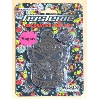 ヒステリックミニ(HYSTERIC MINI)のヒスミニ☆正規品☆新品☆マグネット☆エンブレム☆2個セット☆シルバー☆B(その他)