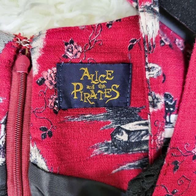 ALICE and the PIRATES - 美品 アリスアンドザパイレーツ ひざ丈 ワンピース ゴスロリ ヴァンパイア 赤の通販 by