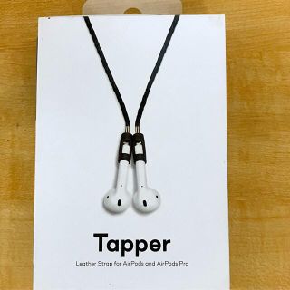 Tapper AirPods Pro イヤホン ネックストラップ ブラック(ストラップ/イヤホンジャック)