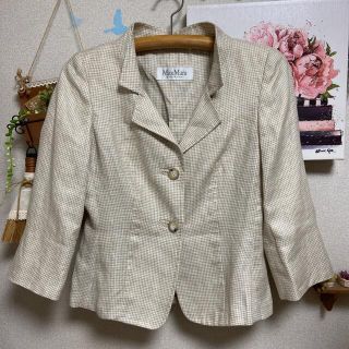 マックスマーラ(Max Mara)のMaxMara   サマージャケット(テーラードジャケット)