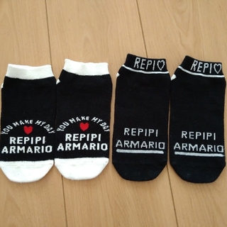 レピピアルマリオ(repipi armario)のレピピアルマリオ靴下　２足(靴下/タイツ)
