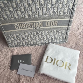 クリスチャンディオール(Christian Dior)のDior トートバッグ グレー ミディアム(トートバッグ)
