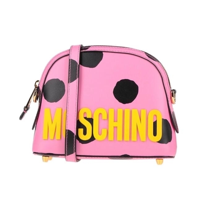 MOSCHINO - 【モスキーノ】ショルダーバッグ(ピンク×ドット柄)の通販 MOSCHINO - 【モスキーノ】ショルダーバッグ(ピンク×ドット柄)の通販