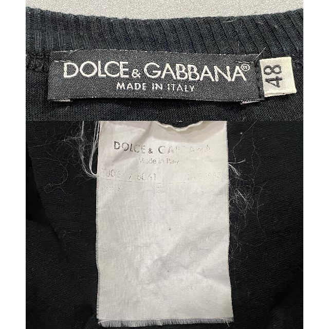 ＊DOLCE&GABBANA ワッペン タンクトップ イタリー製 48 4