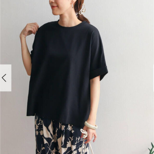 URBAN RESEARCH DOORS(アーバンリサーチドアーズ)の新品☆アーバンリサーチドアーズ　USAコットンロールスリーブTシャツ レディースのトップス(Tシャツ(半袖/袖なし))の商品写真