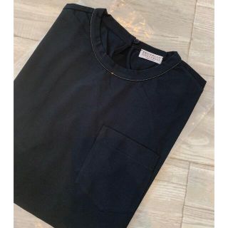 ブルネロクチネリ(BRUNELLO CUCINELLI)のBrunello Cucinelli ブラックtシャツ(Tシャツ(半袖/袖なし))