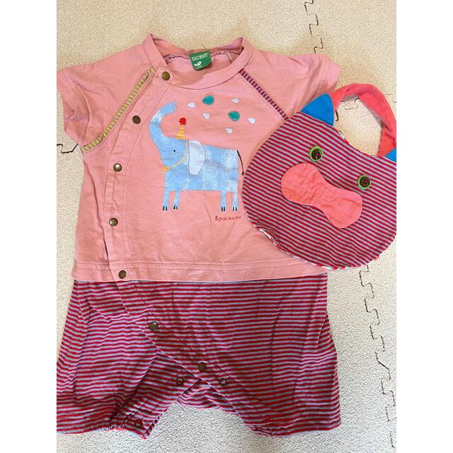 kid’s zoo(キッズズー)のベビーロンパース　70 キッズ/ベビー/マタニティのベビー服(~85cm)(ロンパース)の商品写真