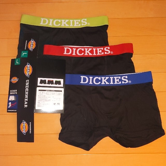 Dickies(ディッキーズ)の【新品】DICKIESボクサーパンツ３枚組 メンズのアンダーウェア(ボクサーパンツ)の商品写真