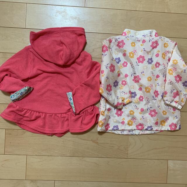 【女の子　パーカー】 キッズ/ベビー/マタニティのキッズ服女の子用(90cm~)(ジャケット/上着)の商品写真