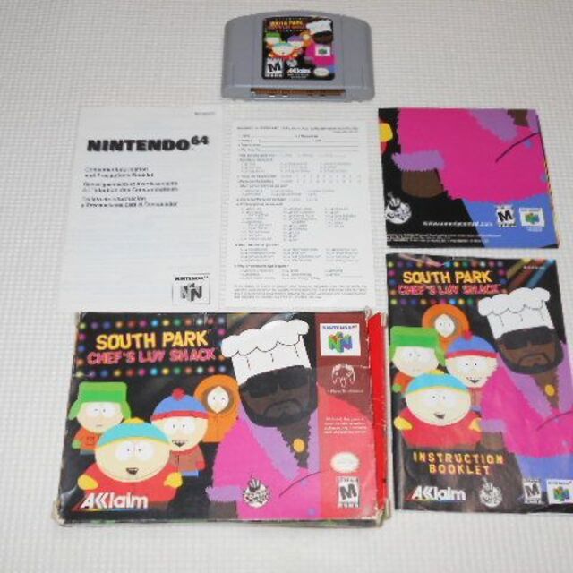 N64★SOUTH PARK CHEF'S LUV SHACK 海外版 ポスター