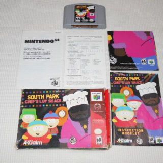 ニンテンドウ64(NINTENDO 64)のN64★SOUTH PARK CHEF'S LUV SHACK 海外版 ポスター(家庭用ゲームソフト)