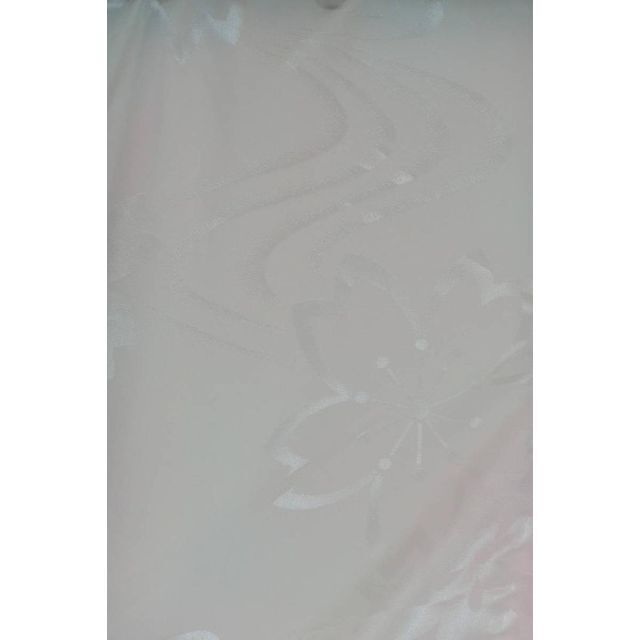 Ｓ大きいサイズお仕立て上がりテトロン振袖用長襦袢　ピンク地に桜、流水地紋 レディースの水着/浴衣(振袖)の商品写真