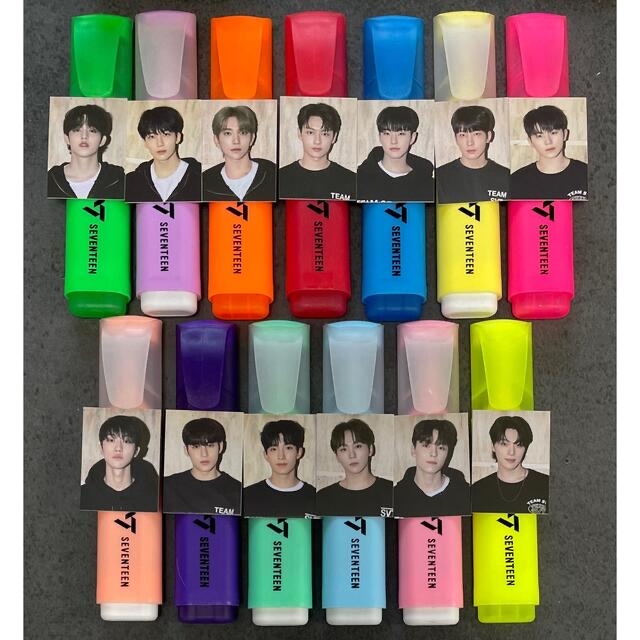 SEVENTEEN - 5色 セット【蛍光ペン②】SEVENTEEN Face The Sunの SEVENTEEN - 5色 セット【蛍光ペン②】SEVENTEEN Face The Sunの