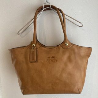 コーチ(COACH)の【良品】COACH コーチ トートバッグ 12415 キャメル A4◎ 型押し(トートバッグ)